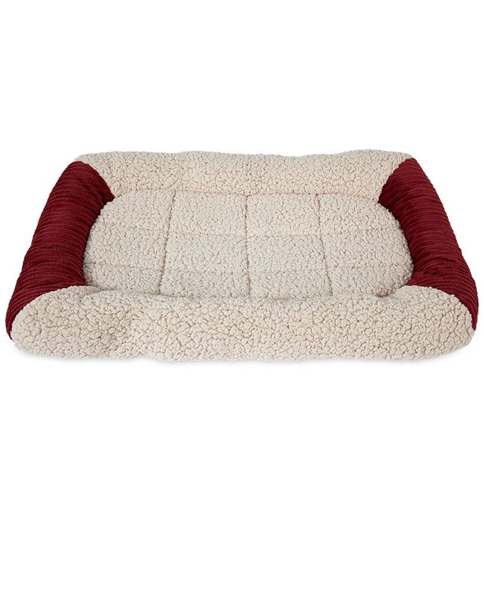 Aspen Pet Self Warming Bolster Crate Mat 23.5 x 16.5 x 3.25 Macy's