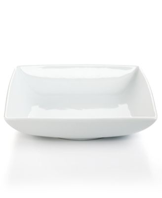 Whiteware Square Coupe Individual Pasta Bowl, Created for Macy's