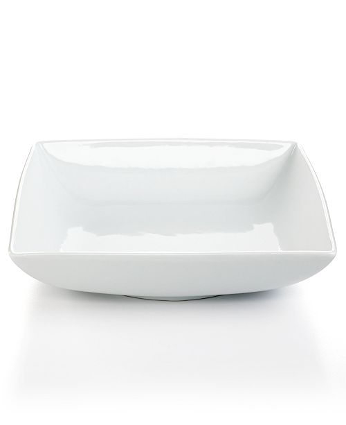 The Cellar Whiteware Square Coupe Individual Pasta Bowl, Created for Macy's & Reviews Macy's