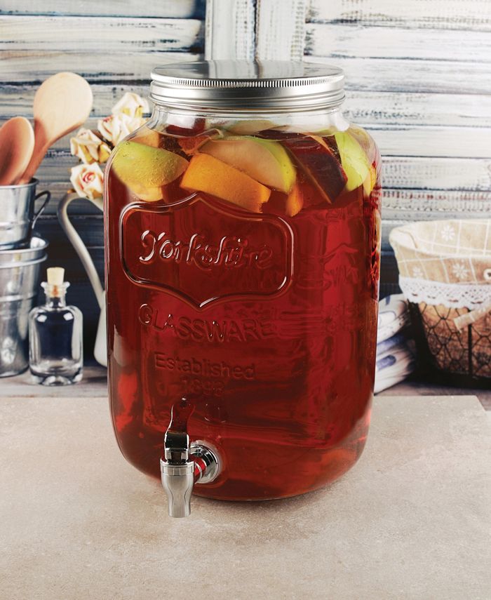 Circle Glass Yorkshire 2 Gallon Beverage Dispenser Macy's