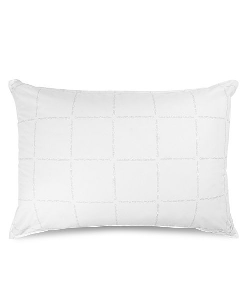 Calvin Klein Grid Logo Down Alternative Pillows Reviews