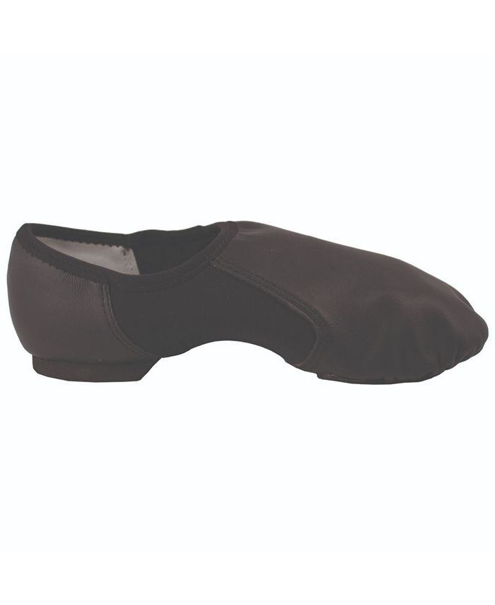 Linodes Stretch Canvas Upper Jazz Shoe Slip-on Dance Shoes for Girls and Boys Toddler/Little Kid/Big Kid 