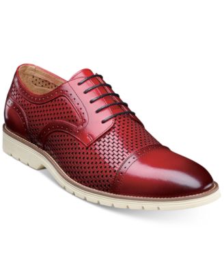 red bottom oxford shoes