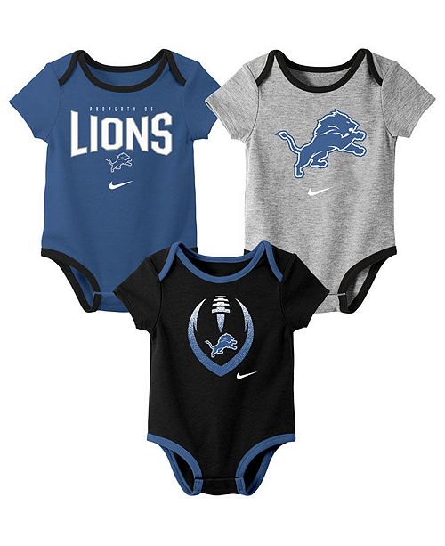Nike Baby Detroit Lions Icon 3 Pack Bodysuit Set Reviews