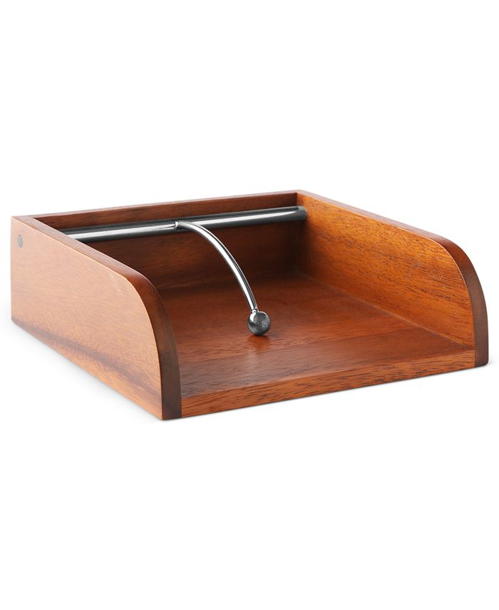 The Cellar CLOSEOUT! Acacia Wood Napkin Holder, Created for Macy's Macy's