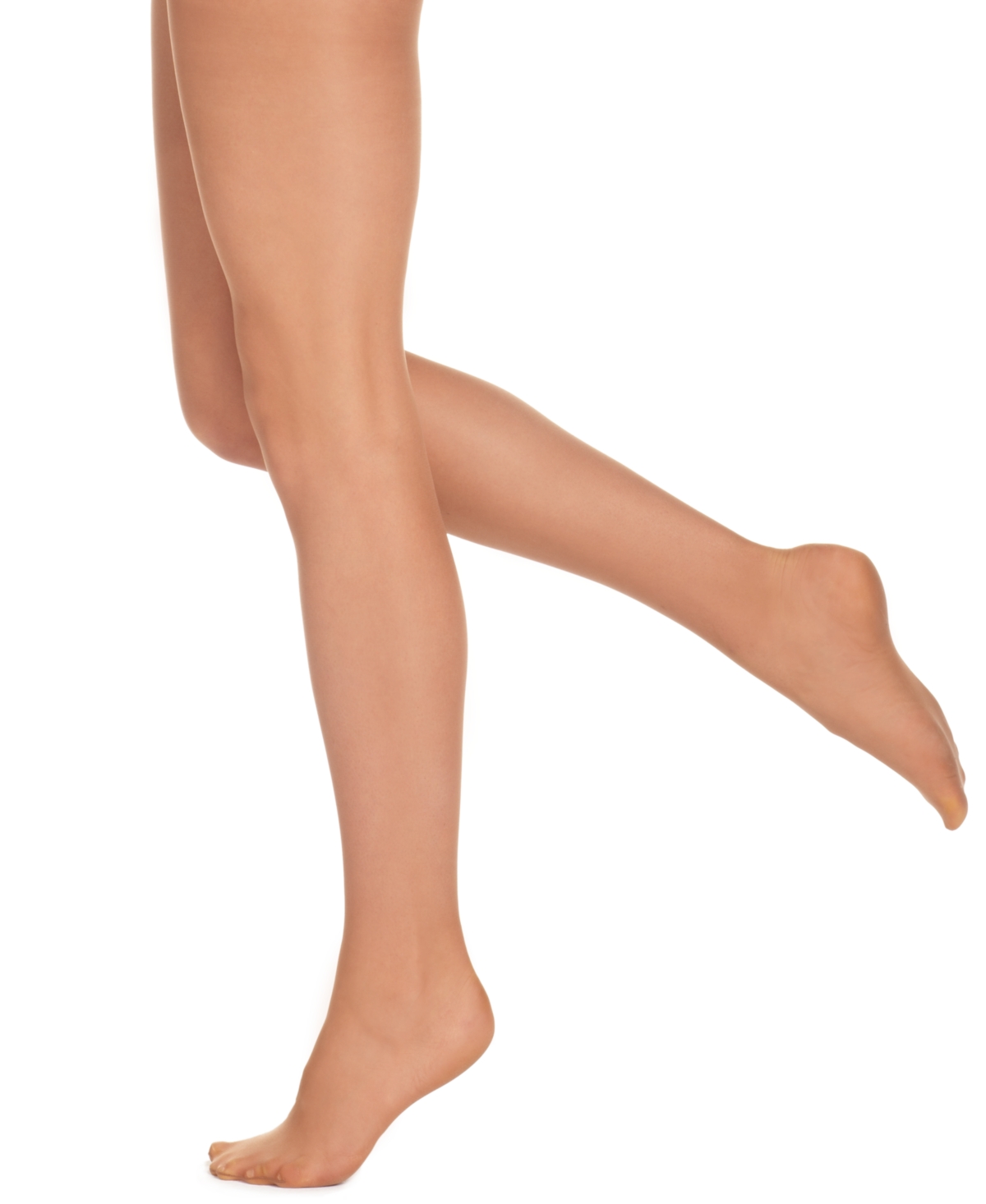 Hanes Silk Reflections Sheer Toe Pantyhose In Barely There Modesens