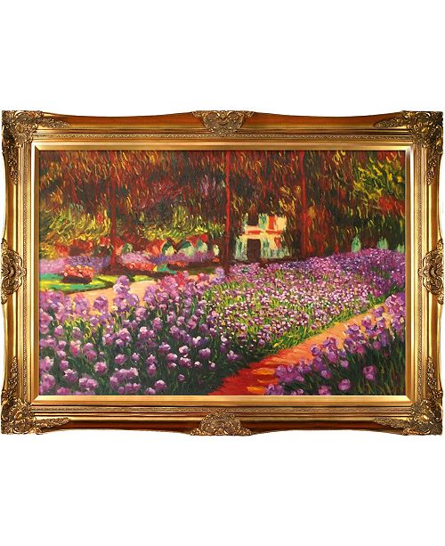 La Pastiche By Overstockart Artist S Garden At Giverny By Claude