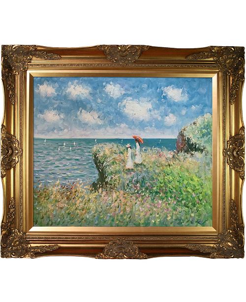 La Pastiche By Overstockart Cliff Walk At Pourville By Claude