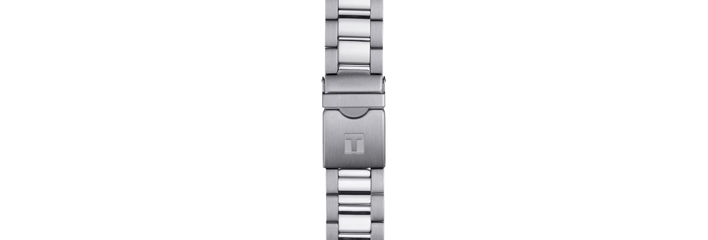 Мужские часы Tissot Swiss Chronograph Seastar 1000 Gray Stainless Steel Bracelet Diver Watch 45.5mm — фото 2