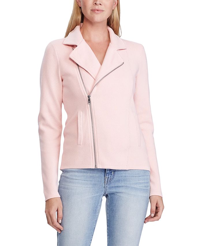 Lauren Ralph Lauren Asymmetrical Full-Zip Moto Jacket - Macy's