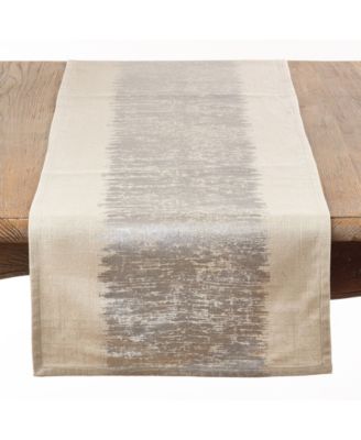 Metallic Banded Table Runner