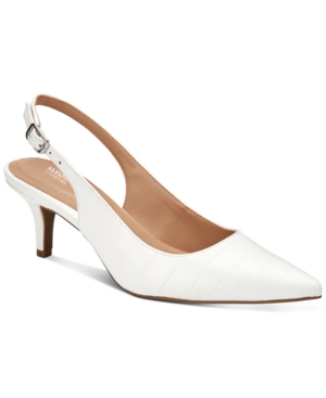 image of Alfani Women-s Step -N Flex Babbsy Pointed-Toe Slingback Pumps, Created for Macy-s Women-s Shoes