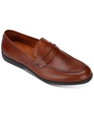 mens cognac penny loafers