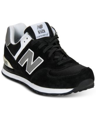 New Balance Men's 574 Core Suede Casual Sneakers from Finish Line - Macy's