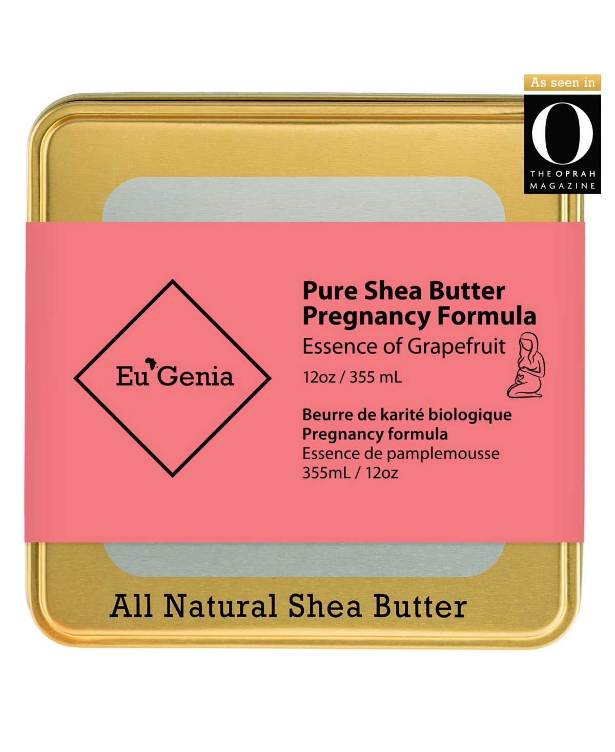 Multi-Purpose Face, Body, Hair Shea Butter Moisturizer For Stretch Marks - Pink