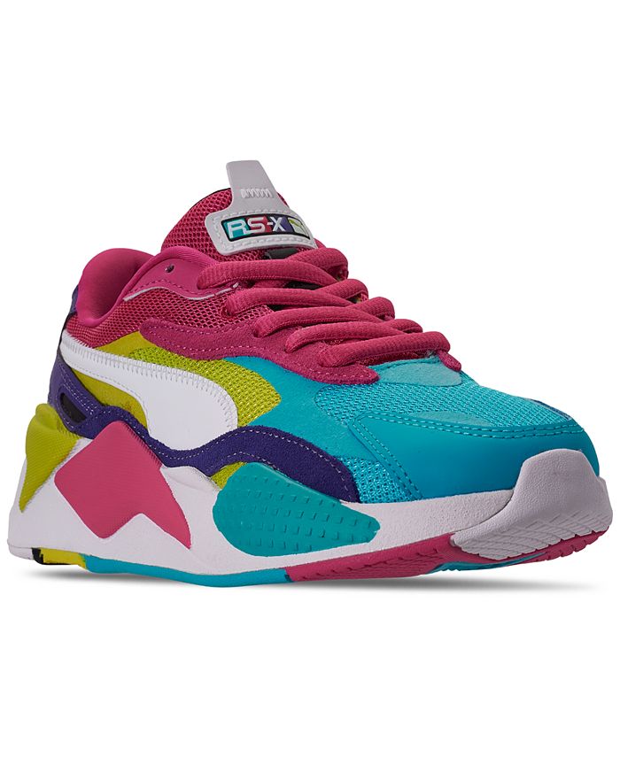 Puma Women's RS-X3 Puzzle Casual Sneakers from Finish Line - Macy's