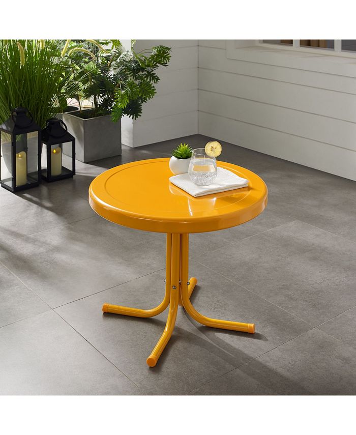 Crosley Retro Metal Side Table Macy's