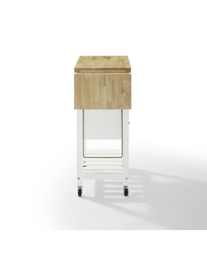 Crosley Bristol Double Drop Leaf Kitchen Cart Macy's