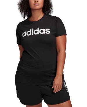 Adidas Originals Adidas Women's Plus Size Essentials Cotton T-shirt In Black