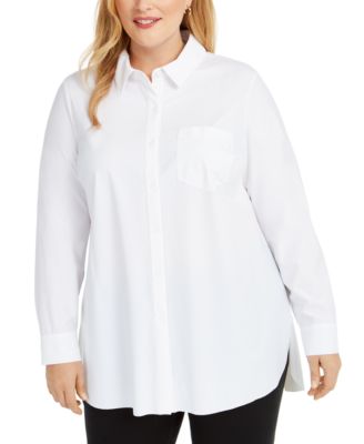 macy's alfani plus size tops