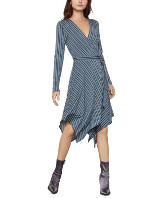 BCBGMAXAZRIA - Handkerchief-Hem Wrap Dress