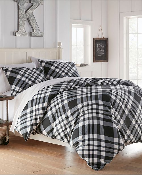 Poppy Fritz Poppys Plaid Twin Comforter Set Reviews Comforters Fashion Bed Bath Macy S