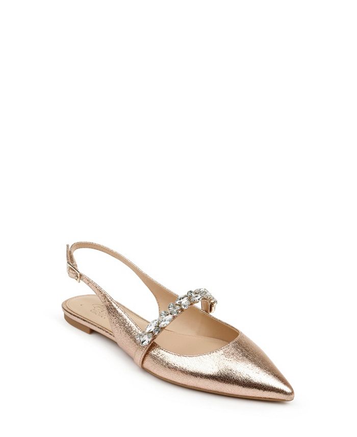 Jewel Badgley Mischka Bambi Flats Macy's