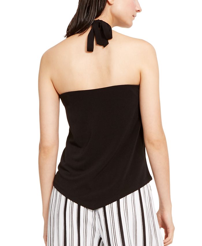 ring halter neck top