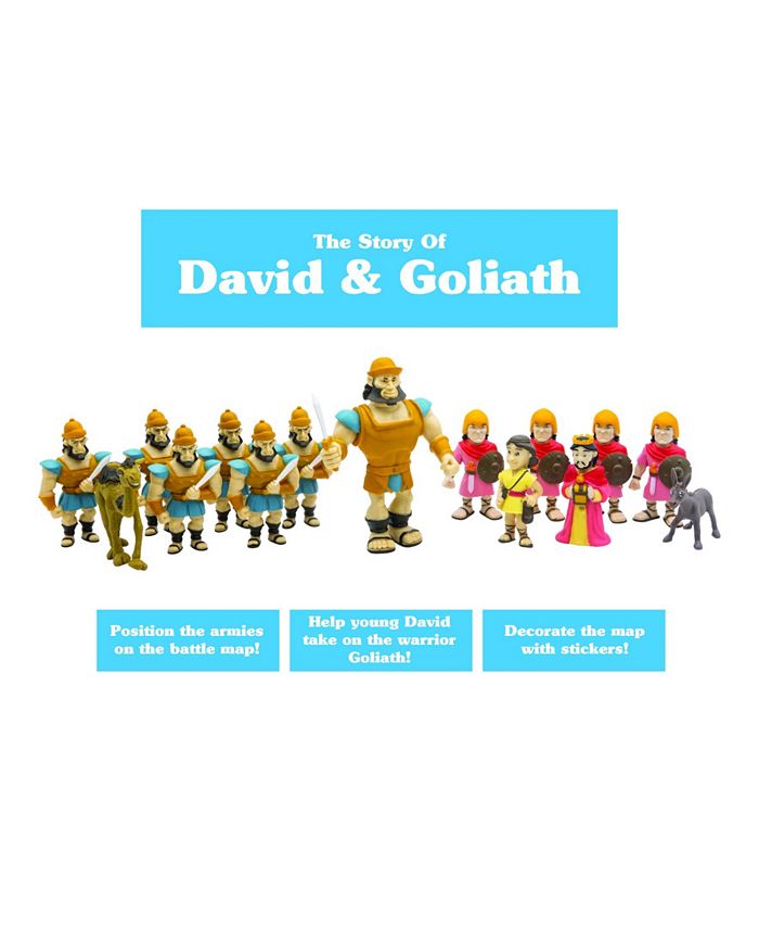 BibleToys David Goliath 16 Piece Playset By BibleToys Christian Faith