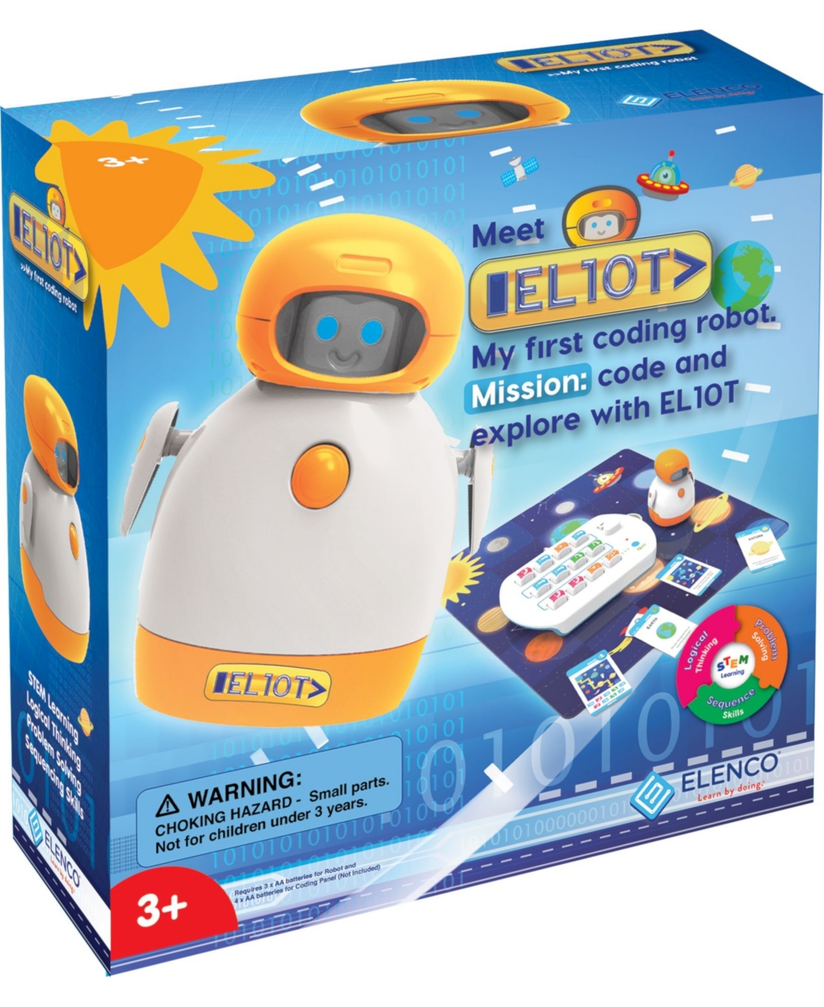 Redbox Elenco/edu Toy El10t : My First Coding Toy Robot In Multi