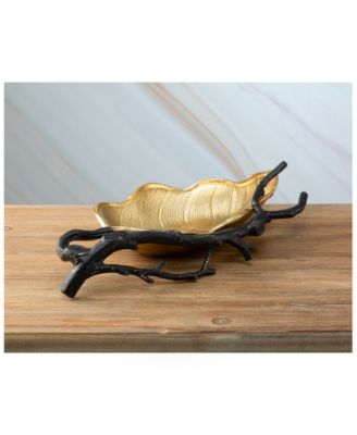 Gold Leaf Candy Dish 