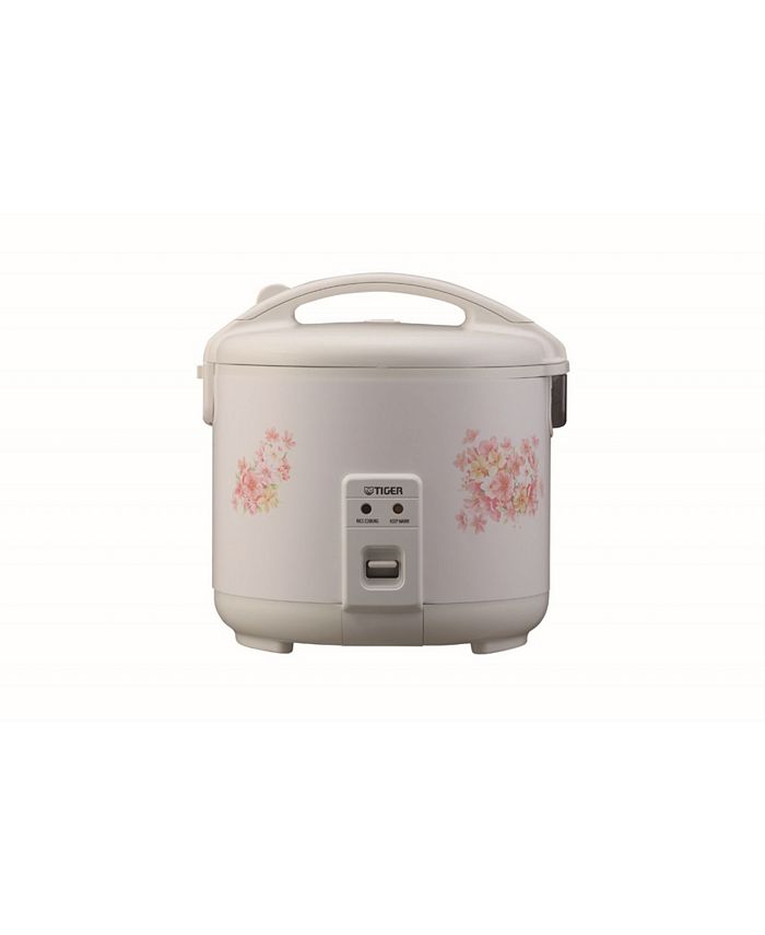 Tiger JNP-0550-FL 3-Cup (Uncooked) Rice Cooker and Warmer, Floral Whit –  Eden Restaurant Supply