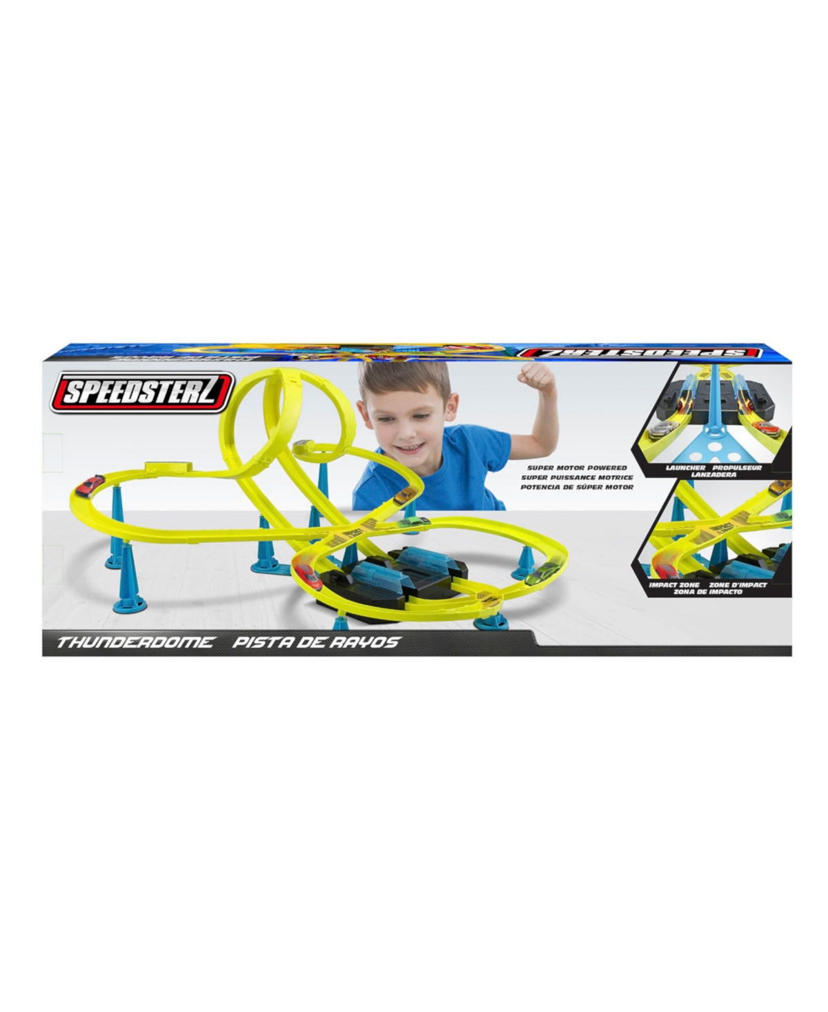 Speedsterz Thunder Dome Stunt Race Track Play Set In Multi