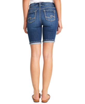 silver jeans bermuda shorts