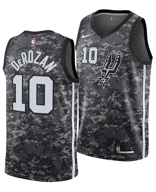 Nike Men S Demar Derozan San Antonio Spurs City Edition Swingman Jersey Reviews Sports Fan Shop By Lids Men Macy S