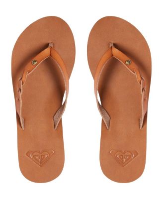 thumbnail image 2 of Roxy Women's Liza Flip Flop Sandals - Braided Faux Leather With Soft EVA Footbed 2 of 14
