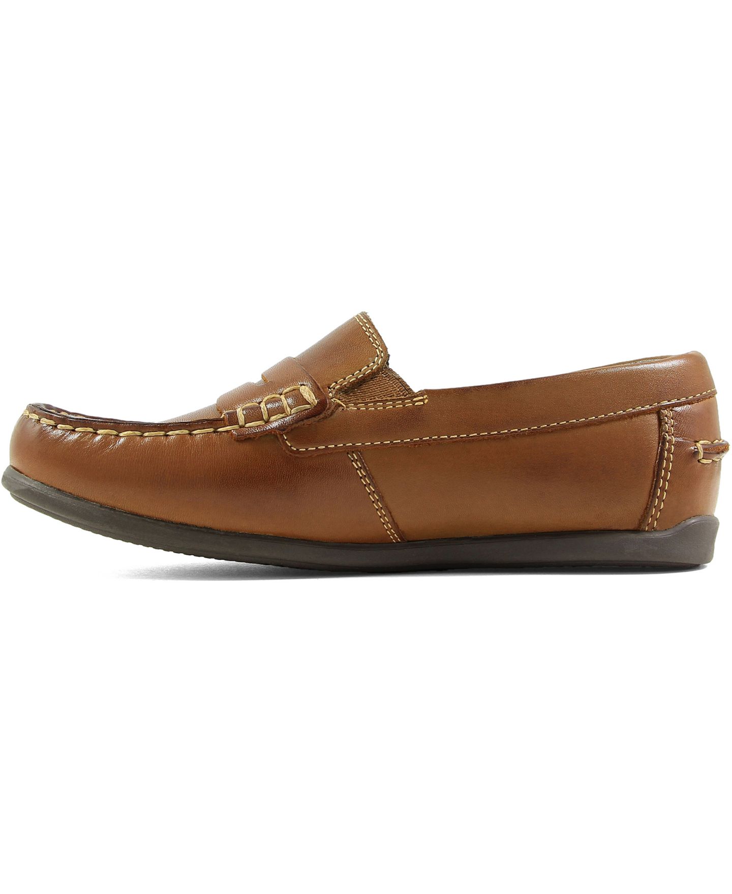 Мокасины Florsheim Jasper Driver, JR. Shoes для мальчиков, цвет: Седельно-коричневый рыжевато-коричневый — фото 5