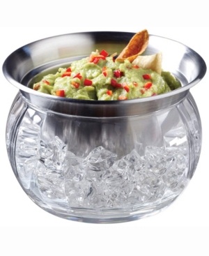 Shop Prodyne Iced Dip Stainless Steel And Acrylic Dip Cup In Chrome