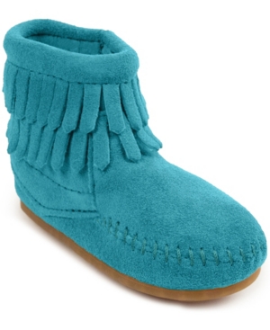 Minnetonka Baby Girls Double Fringe Boot