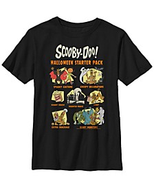 Scooby Doo Little and Big Boys Halloween Starter Pack Short Sleeve T-Shirt
