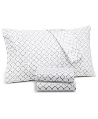 CLOSEOUT Charter Club Damask Designs 550 Thread Count Printed Cotton Pillowcases Pair King Exclusively at Macy s Macy s