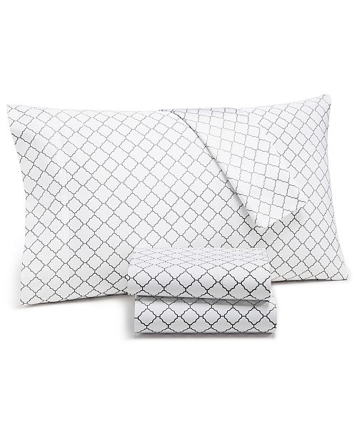 Charter Club Arabesque Geo King Pillowcases 550 Thread Count Supima Cotton Created For Macy S Reviews Sheets Pillowcases Bed Bath Macy S