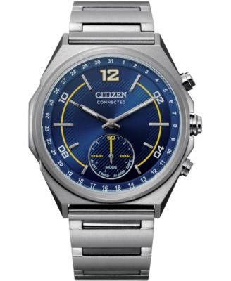 Citizen - Men's Connected Stainless Steel Bracelet Watch 42mm