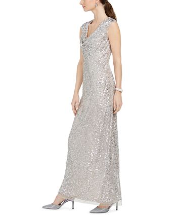Adrianna papell hotsell cowl neck gown