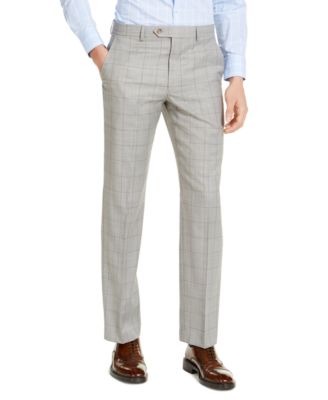 windowpane suit pants