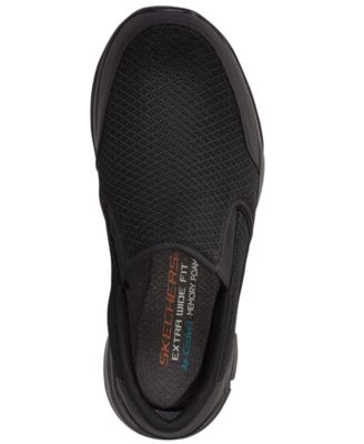 skechers air cooled memory foam extra wide fit