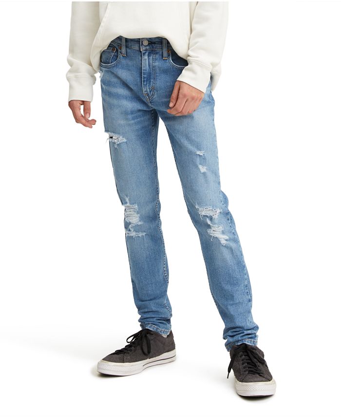 Levi's Levi's® Flex Men's Skinny Taper Ripped Jeans & Reviews - Jeans - Men  - Macy's
