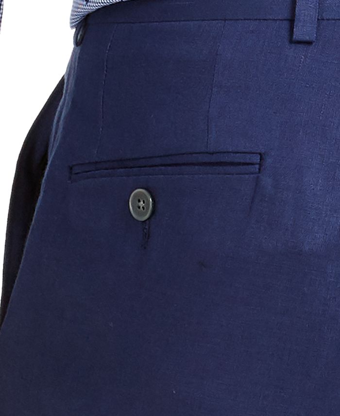 Lauren Ralph Lauren Men's Classic-Fit Solid Linen Dress Pants - Macy's