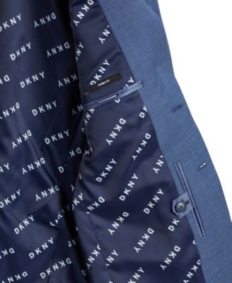 DKNY Solid Blue Suit Jacket, Big Boys 