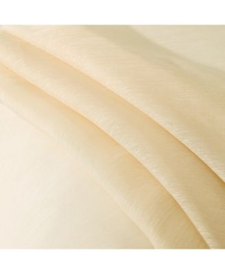 Malibu Linen Look Sheer Grommet Window Panel, 110" x 84"